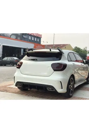 Mercedes w176 a45 difüzör ve egzoz ucu seti krom 2016 / 2018 thumb 3