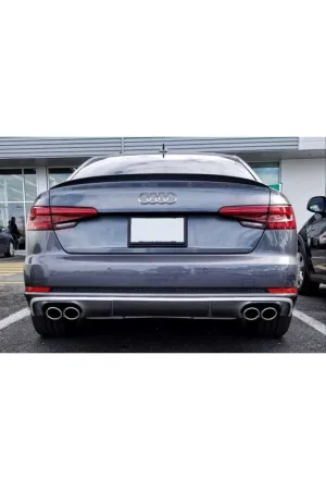 Audi a4 bagaj üstü spoiler siyah 2016+ thumb 2