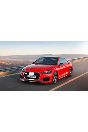 Audi a5 rs5 ön panjur ızgara 2016+ krom siyah thumb 2