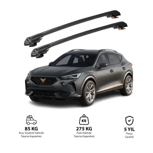 CUPRA FORMENTOR 2020 ve Sonrası TRX1 Thunder Carrier Kilitli Ara Atkı Siyah thumb 1