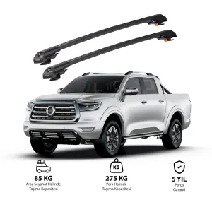 GREAT WALL CANNON 2019 ve Sonrası TRX1 Thunder Carrier Kilitli Ara Atkı Siyah thumb 1