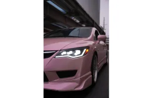 CIVIC FD6 2006-2011 İÇİN 3 LENS FULL LED FAR - Görsel 3