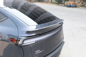 2025+ MODEL Y (JUNIPER) IÇIN SPOR SPOILER - PARLAK KARBON BOYA - Görsel 3