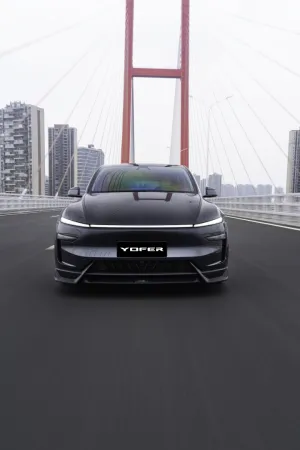 JUNIPER (MODEL Y 2025+) İÇİN YOFER BODY KIT (PIANO BLACK) - Görsel 4