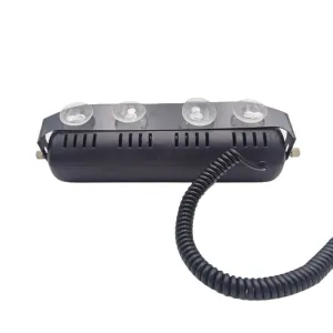 Cam İçi Çakar Lamba Uzaktan Kumandalı 16 Led 24W 12V Kırmızı-Mavi / Lapa520 - Görsel 5