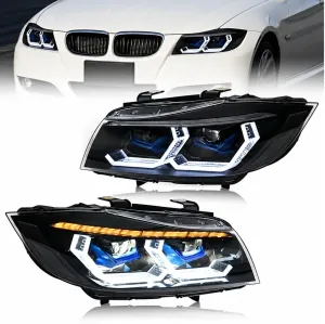 E90 3 SERİSİ MAKYAJSIZ KASA LAZER FAR (HALOJEN İÇİN2006-2009) - Görsel 2