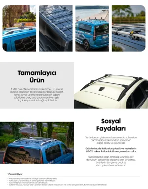 TAVAN ÇITASI OPEL ZAFIRA LIFE  CITROEN JUMPY  PEUGEOT EXPERT thumb 5
