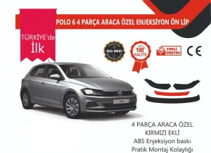 Boğaziçi uyumlu Vw Polo Mk6 2019 Sonrası 4 Parça Ön Lip Kırmızı modelleri DRS Tuning'de. Kaliteli malzeme, hızlı kargo ve güvenli alışverişle hemen inceleyin.