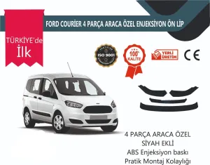 Boğaziçi uyumlu Ford Courier 2018-2023 4 Parça Ön Lip Siyah modelleri DRS Tuning'de. Kaliteli malzeme, hızlı kargo ve güvenli alışverişle hemen inceleyin.