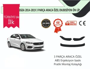 Fiat Egea Sedan 2015-Günümüz (Type 356) uyumlu 2016 Sonrası 3 Parça Ön Lip modelleri DRS Tuning'de. Kaliteli malzeme, hızlı kargo ve güvenli alışverişle hemen
