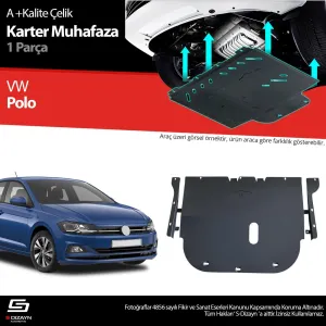 s-dizayn uyumlu VW Polo 6 Çelik Karter Muhafaza Koruma 2017 Üzeri A+ Kalite modelleri DRS Tuning'de. Kaliteli malzeme, hızlı kargo ve güvenli alışverişle hemen