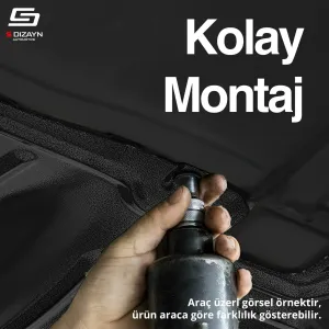 S-Dizayn Ford Courier Çelik Karter Muhafaza Koruma 2018-2023 A+ Kalite thumb 4