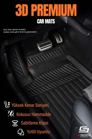 S-Dizayn VW Beetle 3D Pro Havuzlu Paspas 1998-2008 A+ Kalite thumb 2