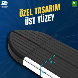 S-Dizayn Opel Grandland X 2 Hybrid Skyline Krom Yan Basamak 183 Cm 2024 Üzeri A+ Kalite thumb 3