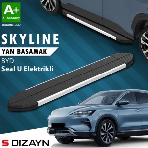 BYD Seal 2022-Günümüz (Seal) uyumlu U Elektrikli Skyline Aluminyum Yan Basamak 193 Cm 2022 Üzeri A+ Kalite modelleri DRS Tuning'de. Kaliteli malzeme, hızlı