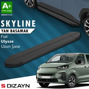 s-dizayn uyumlu Fiat Ulysse Skyline Siyah Yan Basamak 243 Cm 2022 Üzeri A+ Kalite modelleri DRS Tuning'de. Kaliteli malzeme, hızlı kargo ve güvenli alışverişle