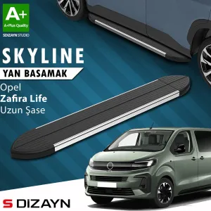 Opel Zafira 2019-Günümüz uyumlu Life Skyline Krom Yan Basamak 243 Cm 2020 Üzeri A+ Kalite modelleri DRS Tuning'de. Kaliteli malzeme, hızlı kargo ve güvenli