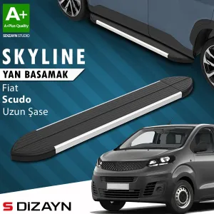 s-dizayn uyumlu Fiat Scudo 3 Skyline Aluminyum Yan Basamak 243 Cm 2020 Üzeri A+ Kalite modelleri DRS Tuning'de. Kaliteli malzeme, hızlı kargo ve güvenli