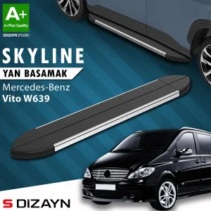 s-dizayn uyumlu Mercedes Vito W639 Kısa Şase Skyline Krom Yan Basamak 233 Cm 2004-2014 A+ Kalite modelleri DRS Tuning'de. Kaliteli malzeme, hızlı kargo ve