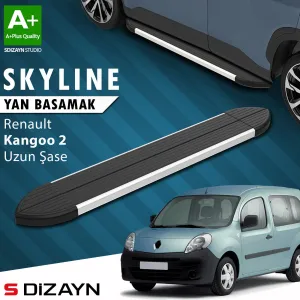 s-dizayn uyumlu Renault Kangoo 2 Uzun Şase Skyline Aluminyum Yan Basamak 223 Cm 2008-2020 A+ Kalite modelleri DRS Tuning'de. Kaliteli malzeme, hızlı kargo ve