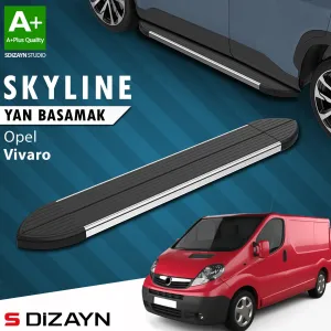 s-dizayn uyumlu Opel Vivaro A Kısa Şase Skyline Krom Yan Basamak 223 Cm 2001-2014 A+ Kalite modelleri DRS Tuning'de. Kaliteli malzeme, hızlı kargo ve güvenli