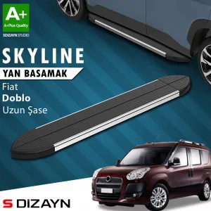 s-dizayn uyumlu Fiat Doblo 2 Uzun Şase Skyline Krom Yan Basamak 223 Cm 2010-2023 A+ Kalite modelleri DRS Tuning'de. Kaliteli malzeme, hızlı kargo ve güvenli
