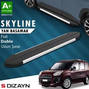s-dizayn uyumlu Fiat Doblo 2 Uzun Şase Skyline Aluminyum Yan Basamak 223 Cm 2010-2023 A+ Kalite modelleri DRS Tuning'de. Kaliteli malzeme, hızlı kargo ve