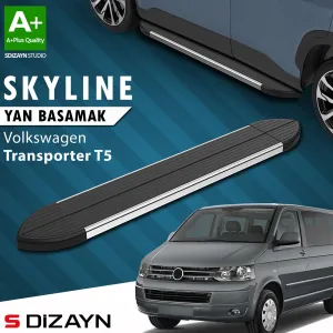 s-dizayn uyumlu VW Transporter T5 Kısa Şase Skyline Krom Yan Basamak 213 Cm 2003-2015 A+ Kalite modelleri DRS Tuning'de. Kaliteli malzeme, hızlı kargo ve