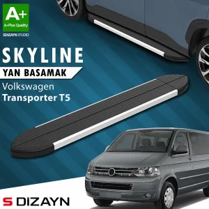 s-dizayn uyumlu VW Transporter T5 Kısa Şase Skyline Aluminyum Yan Basamak 213 Cm 2003-2015 A+ Kalite modelleri DRS Tuning'de. Kaliteli malzeme, hızlı kargo ve