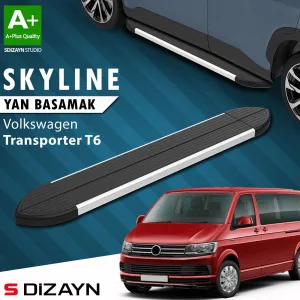 s-dizayn uyumlu VW Transporter T6 Kısa Şase Skyline Aluminyum Yan Basamak 213 Cm 2015-2019 A+ Kalite modelleri DRS Tuning'de. Kaliteli malzeme, hızlı kargo ve