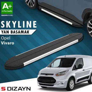 s-dizayn uyumlu Opel Vivaro B Kısa Şase Skyline Aluminyum Yan Basamak 213 Cm 2015-2018 A+ Kalite modelleri DRS Tuning'de. Kaliteli malzeme, hızlı kargo ve
