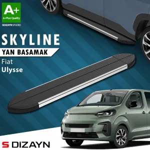 S-Dizayn Fiat Ulysse Skyline Krom Yan Basamak 213 Cm 2022 Üzeri A+ Kalite thumb 1