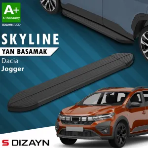 S-Dizayn Dacia Jogger Skyline Siyah Yan Basamak 213 Cm 2022 Üzeri A+ Kalite thumb 1