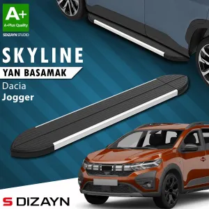 Dacia Jogger 2021-Günümüz uyumlu Skyline Aluminyum Yan Basamak 213 Cm 2022 Üzeri A+ Kalite modelleri DRS Tuning'de. Kaliteli malzeme, hızlı kargo ve güvenli