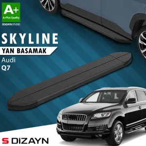 Audi Q7 2005-2015 (4L) uyumlu Skyline Siyah Yan Basamak 213 Cm 2005-2015 A+ Kalite modelleri DRS Tuning'de. Kaliteli malzeme, hızlı kargo ve güvenli