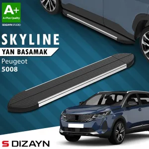 Peugeot 5008 2017-Günümüz (P87) uyumlu 2 Skyline Krom Yan Basamak 203 Cm 2017-2023 A+ Kalite modelleri DRS Tuning'de. Kaliteli malzeme, hızlı kargo ve güvenli