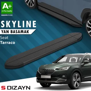 S-Dizayn Seat Tarraco Skyline Siyah Yan Basamak 193 Cm 2018-2024 A+ Kalite thumb 1