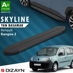 S-Dizayn Renault Kangoo 2 Skyline Siyah Yan Basamak 193 Cm 2008-2020 A+ Kalite thumb 1