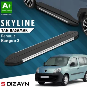 S-Dizayn Renault Kangoo 2 Skyline Krom Yan Basamak 193 Cm 2008-2020 A+ Kalite thumb 1