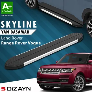 S-Dizayn Land Rover Rover Range Rover Vogue 3 Skyline Aluminyum Yan Basamak 193 Cm 2013 Üzeri A+ Kalite thumb 1