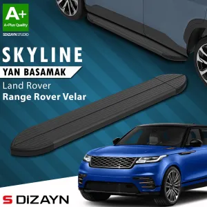 S-Dizayn Land Rover Range Rover Velar Skyline Siyah Yan Basamak 193 Cm 2017 Üzeri A+ Kalite thumb 1
