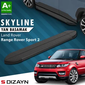 S-Dizayn Land Rover Range Rover Sport 2 Skyline Siyah Yan Basamak 193 Cm 2013-2022 A+ Kalite thumb 1