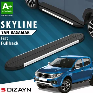 S-Dizayn Fiat Fullback Skyline Aluminyum Yan Basamak 193 Cm 2016-2019 A+ Kalite thumb 1