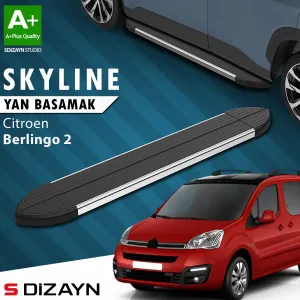 Citroen Berlingo 2008-2018 (B9) uyumlu 2 Skyline Krom Yan Basamak 193 Cm 2008-2018 A+ Kalite modelleri DRS Tuning'de. Kaliteli malzeme, hızlı kargo ve güvenli