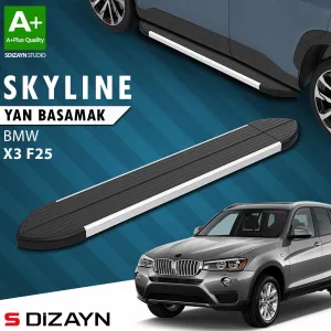 BMW X3 2010-2017 (F25) uyumlu F25 Skyline Aluminyum Yan Basamak 193 Cm 2010-2017 A+ Kalite modelleri DRS Tuning'de. Kaliteli malzeme, hızlı kargo ve güvenli