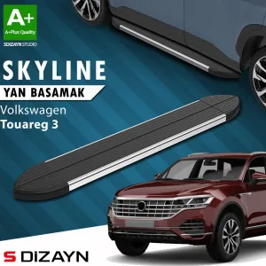 S-Dizayn VW Touareg 3 Skyline Krom Yan Basamak 193 Cm 2018 Üzeri A+ Kalite thumb 1