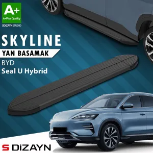 BYD Seal 2022-Günümüz (Seal) uyumlu U Hybrid Skyline Siyah Yan Basamak 193 Cm 2022 Üzeri A+ Kalite modelleri DRS Tuning'de. Kaliteli malzeme, hızlı kargo ve