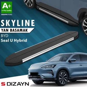 S-Dizayn BYD Seal U Hybrid Skyline Krom Yan Basamak 193 Cm 2022 Üzeri A+ Kalite thumb 1