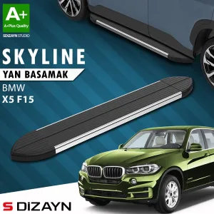 S-Dizayn Bmw X5 F15 Skyline Krom Yan Basamak 193 Cm 2013-2018 A+ Kalite thumb 1
