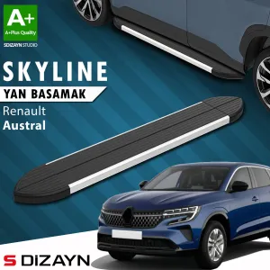 Renault Austral 2022-Günümüz (RHN) uyumlu Skyline Aluminyum Yan Basamak 183 Cm 2023 Üzeri A+ Kalite modelleri DRS Tuning'de. Kaliteli malzeme, hızlı kargo ve